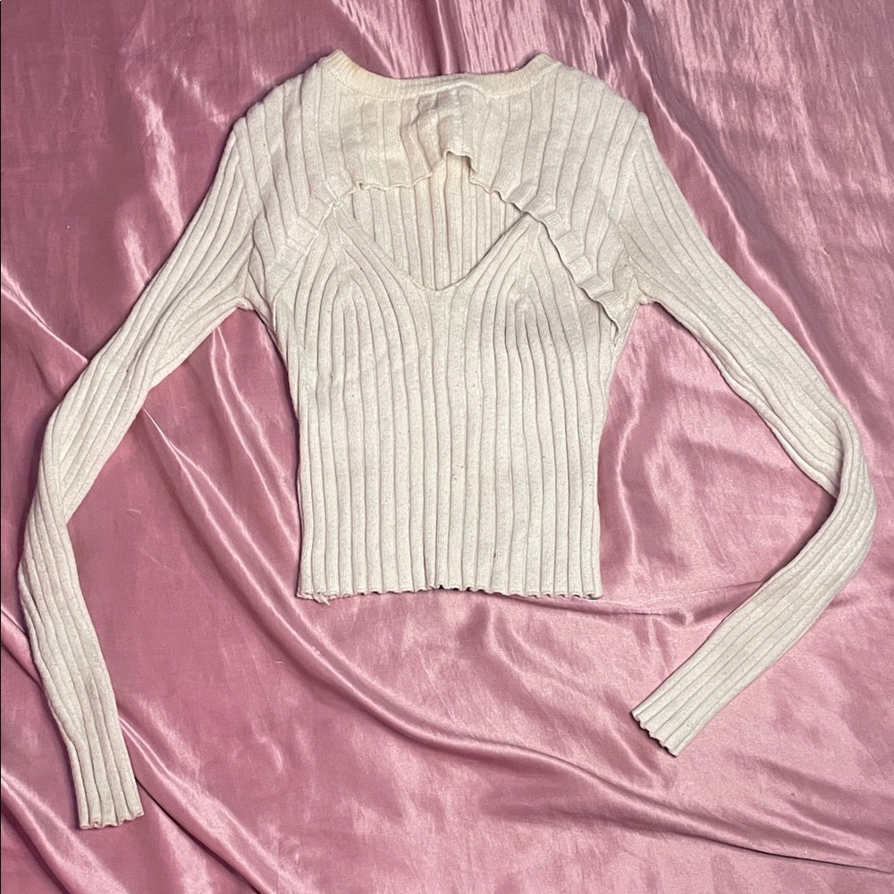 Forever 21 Ivory Crop Top 🤍
